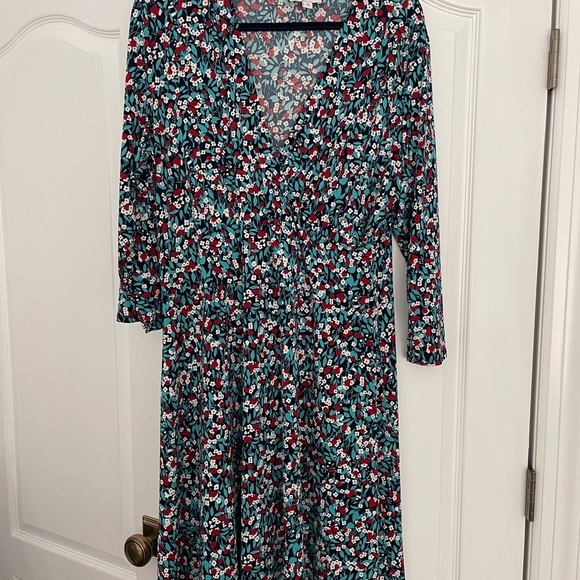 Leota Perfect Faux Wrap Dress “calico” - Picture 6 of 6